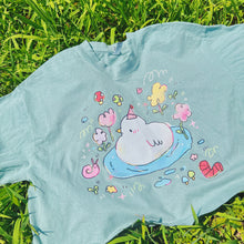 Load image into Gallery viewer, Party Duckie Onesize Crop Tee