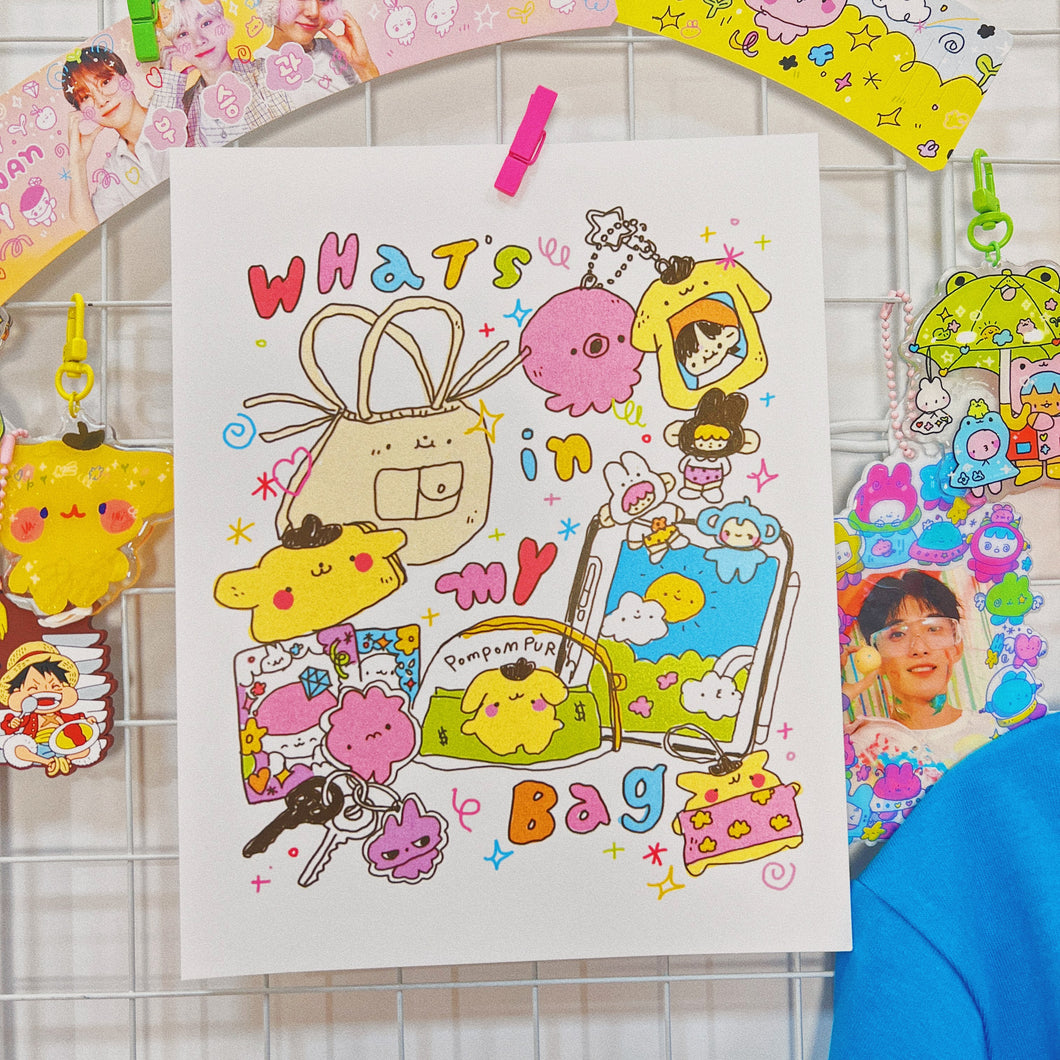 Print {whats in my bag}