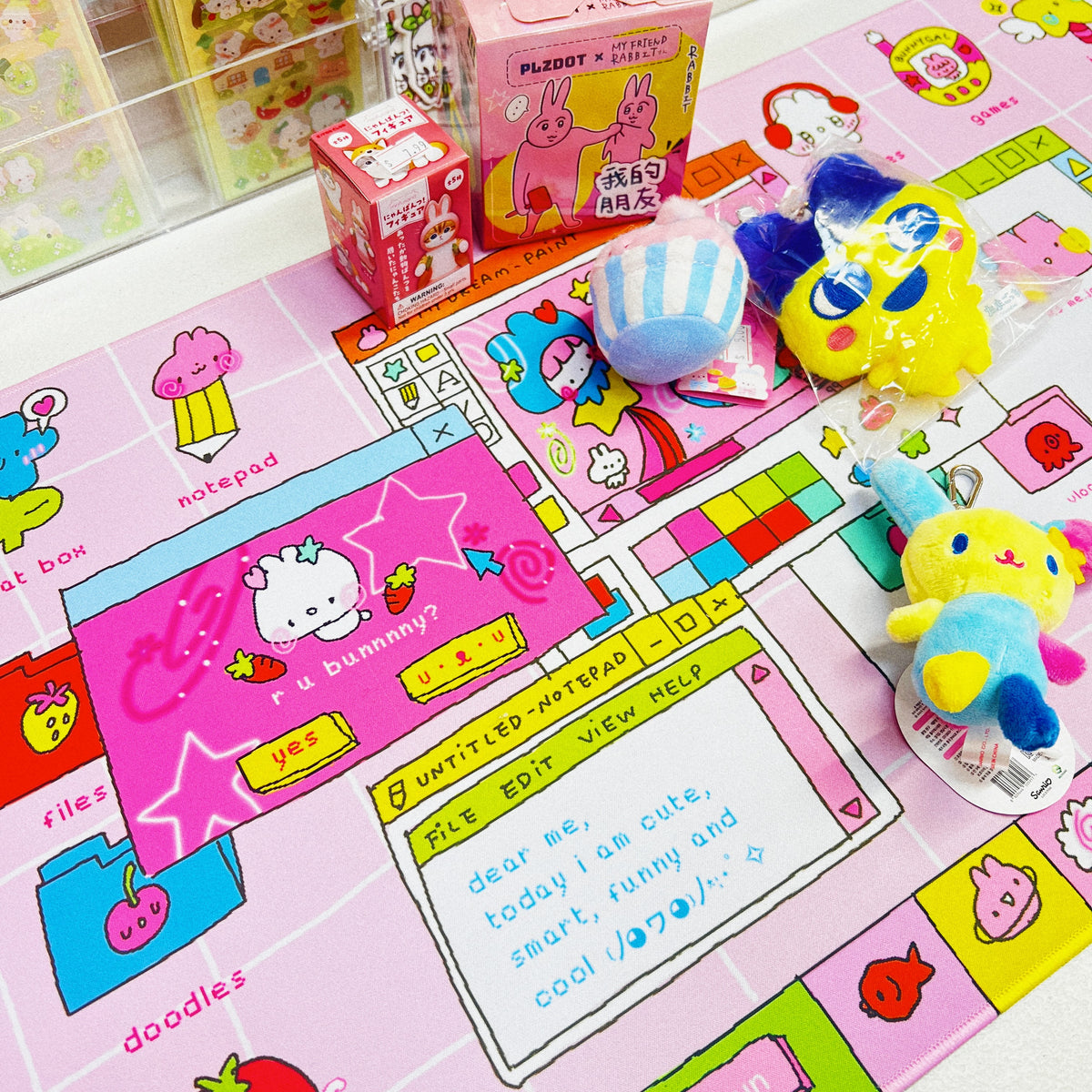R U Bunny?? Deskmat – tabetaaii