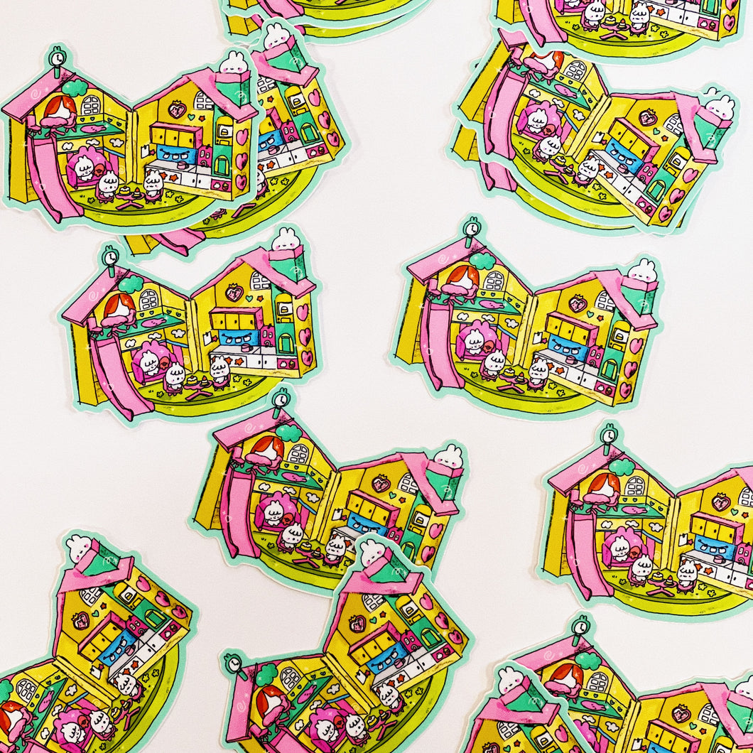 Sticker - Happy bun home