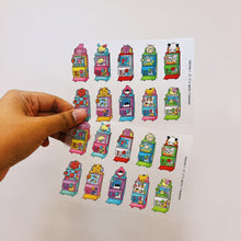 Load image into Gallery viewer, Fun tabeGachapon Sticker Sheet
