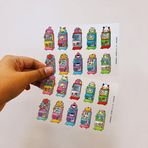 Fun tabeGachapon Sticker Sheet
