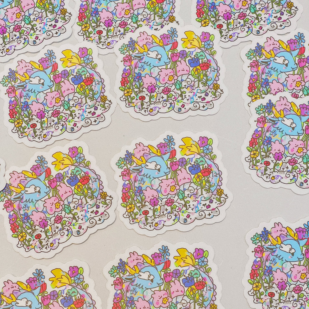 Dragon Bunny Zone Sticker