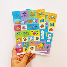 Load image into Gallery viewer, Colorful Tabe Icons  Sticker Sheet
