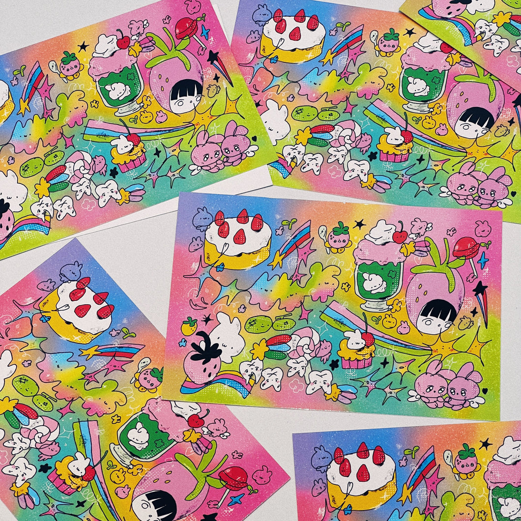 Strawberrymelon Print