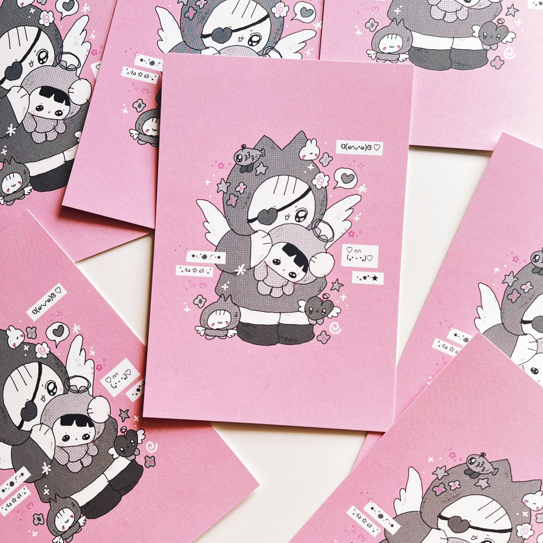 Kitty Angel Buddy Print