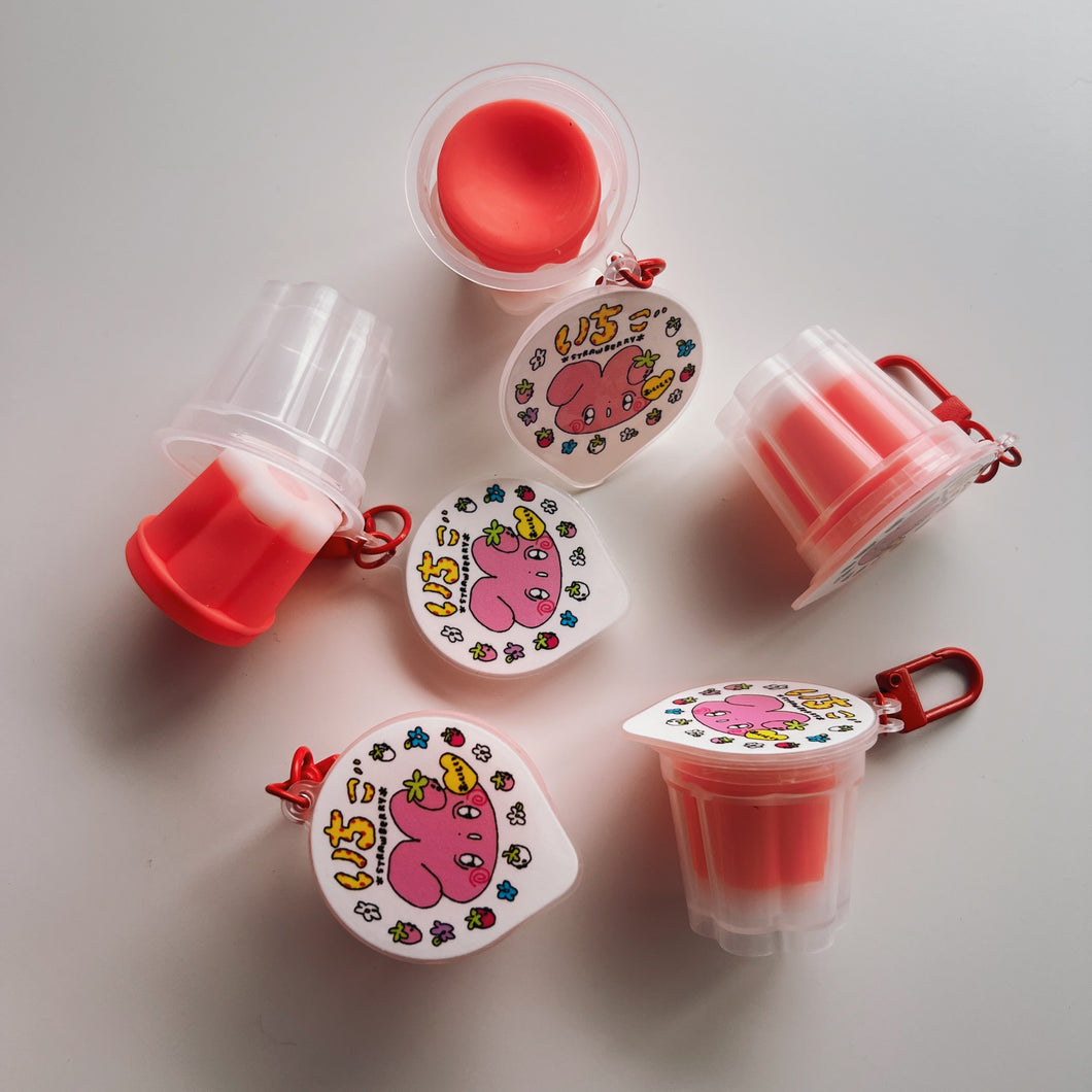 Jello Cup Squishie  Keychain