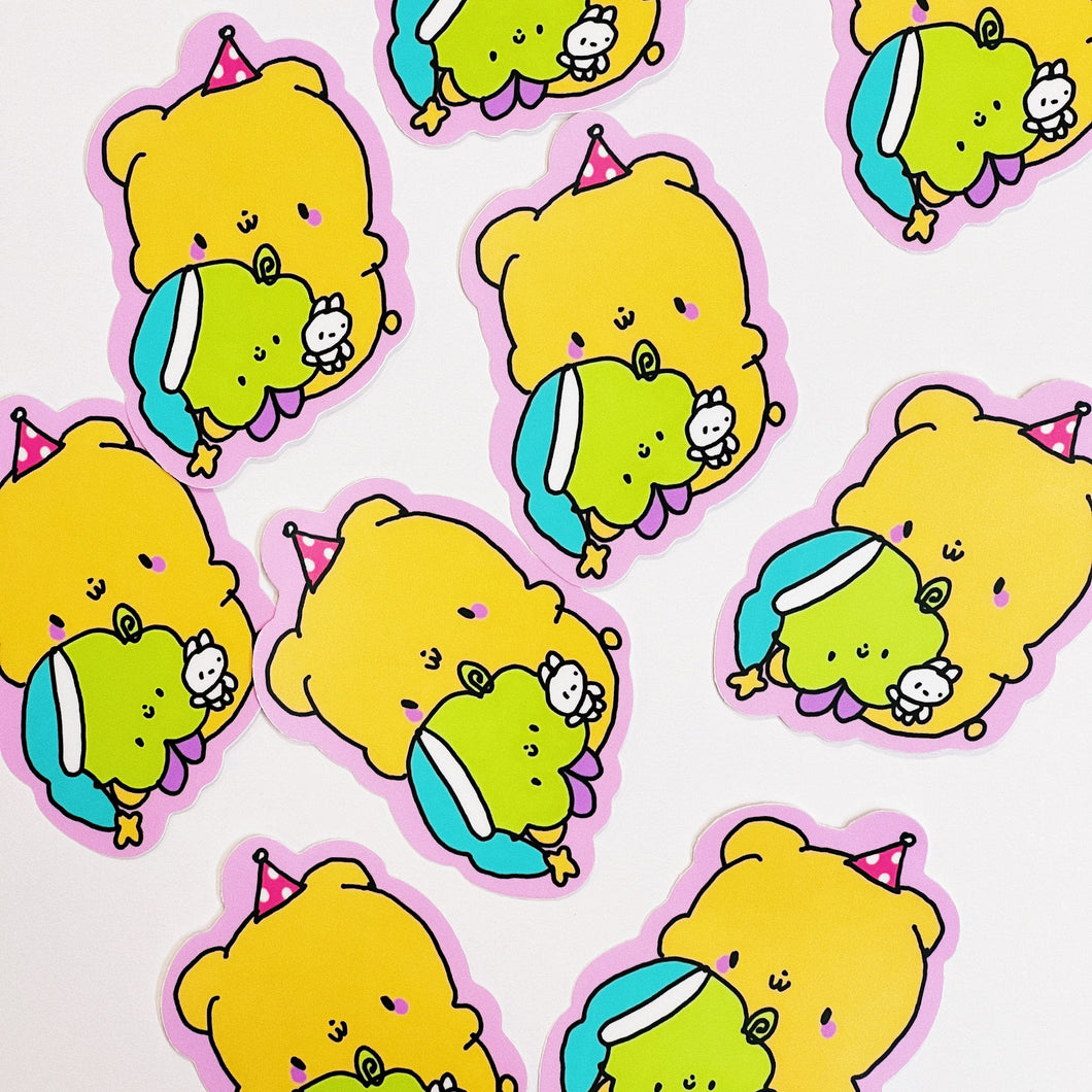 Bear & l5lcf Sticker