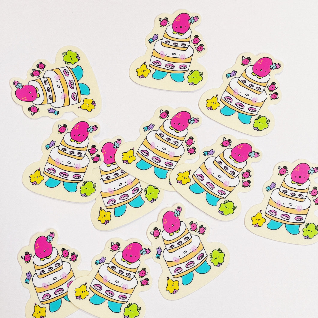 Small Trinkie Cake Sticker
