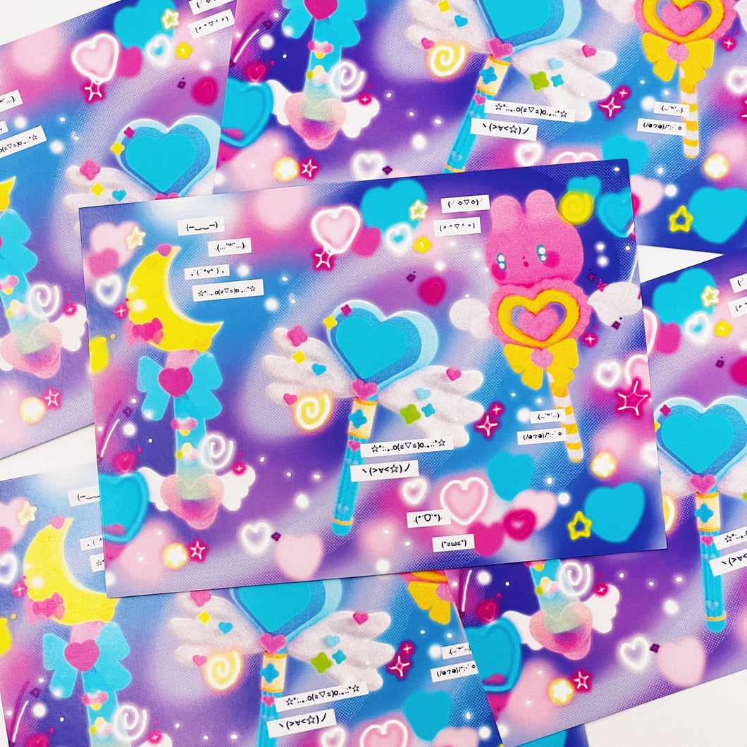 Magical Girl Wand Print