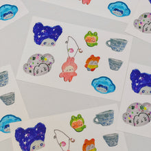 Load image into Gallery viewer, fun ceramic clear sticker sheet
