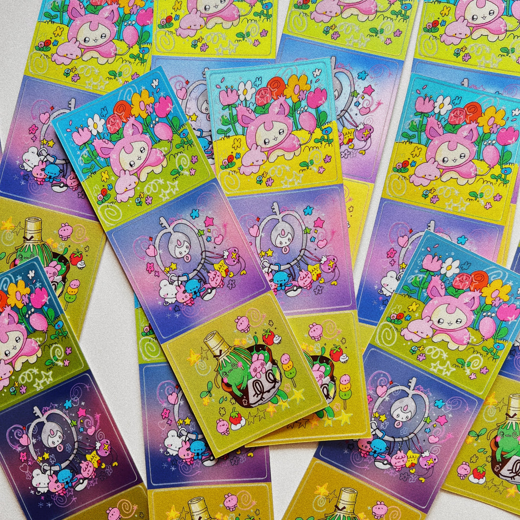 Holo 3 Pok3mon Sticker Sheet