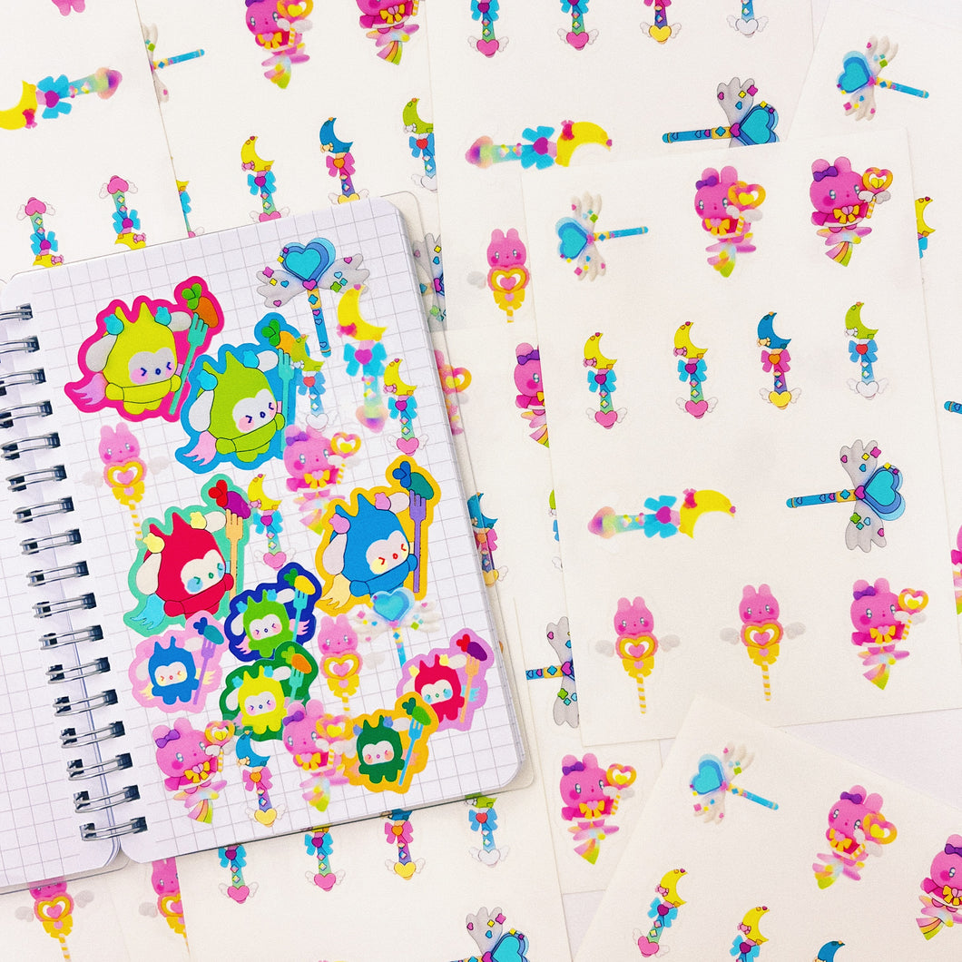 3D Wand Sticker Sheet