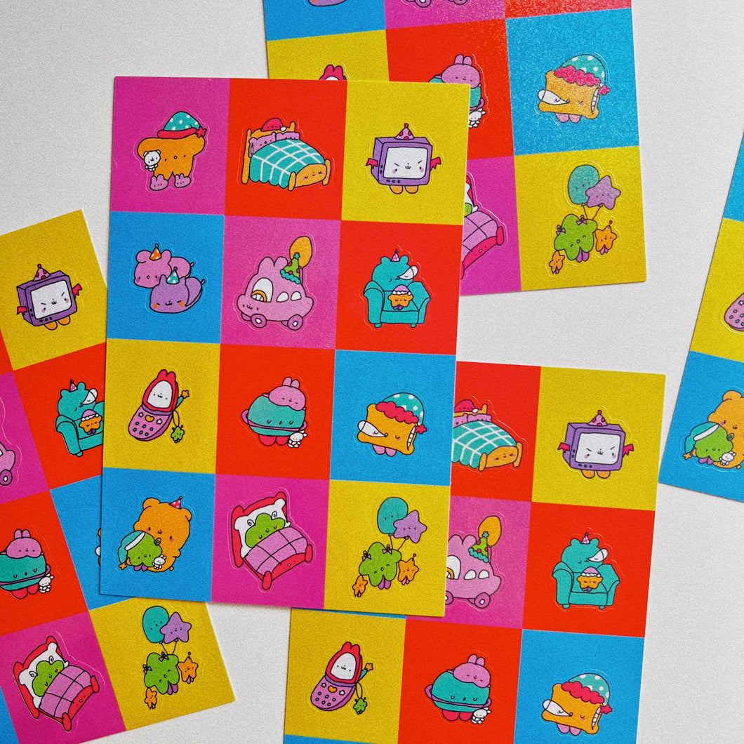 Slumber Party Trinkies Sticker Sheet