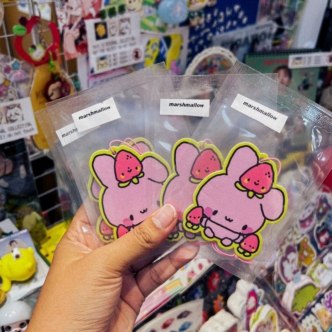 {Marshmallow} StrawberryBun Air Freshener