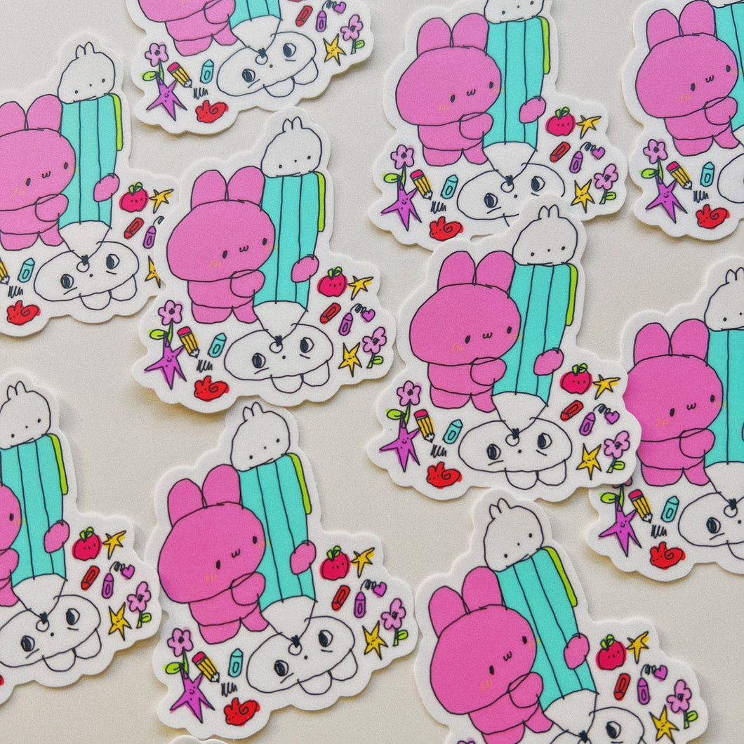 Bunny Doodle Sticker