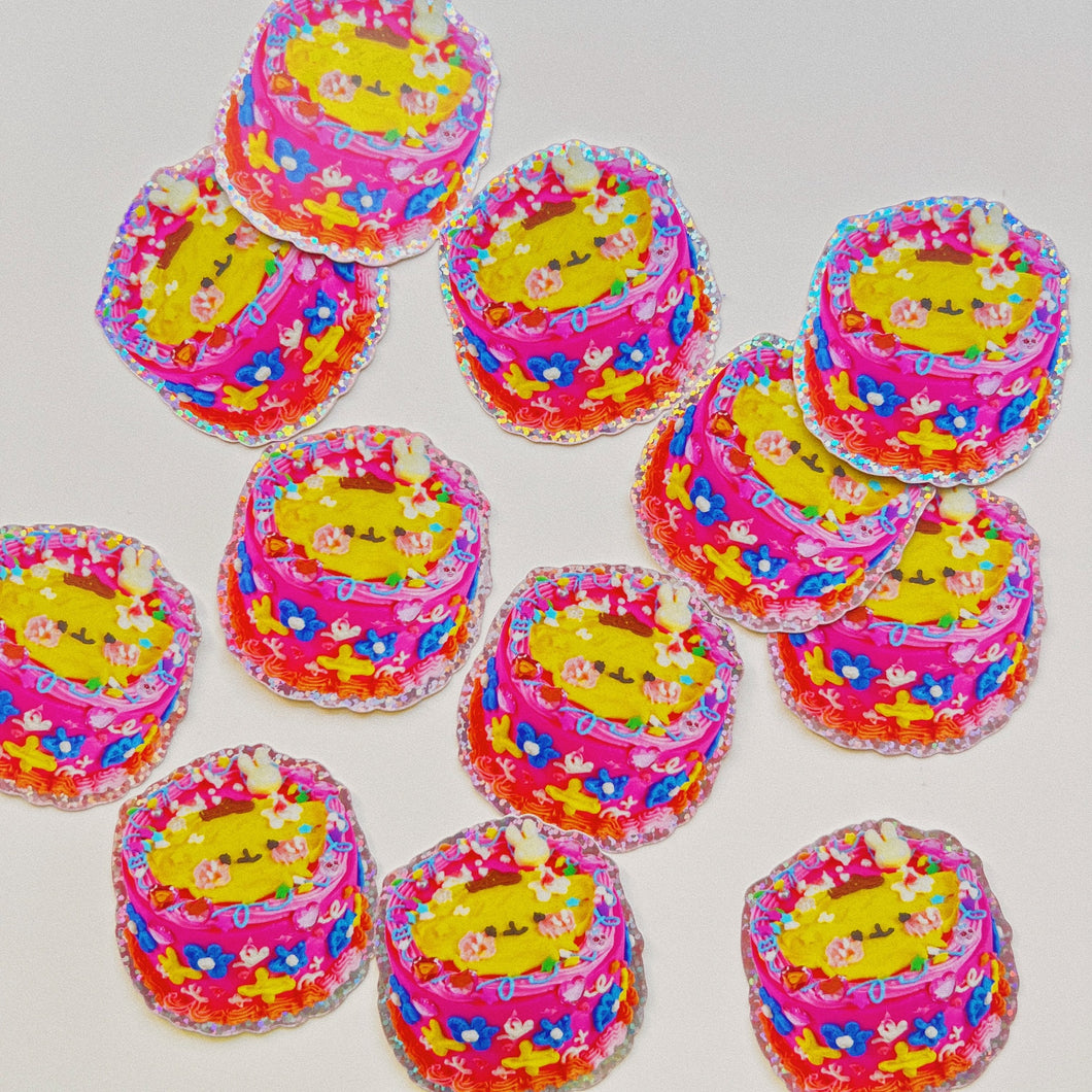 GLitter PomPuri# sticker