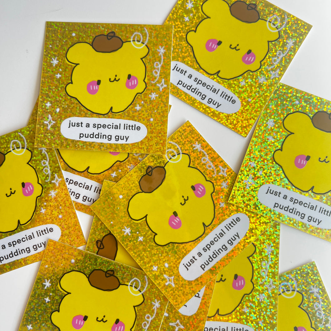 GLitter Pudding boy Sticker