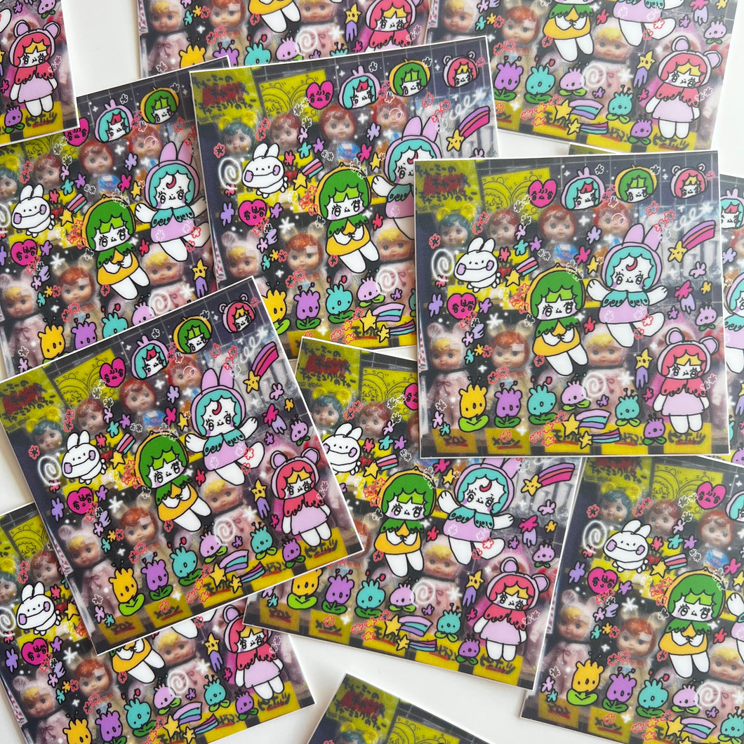 happyDolls Sticker