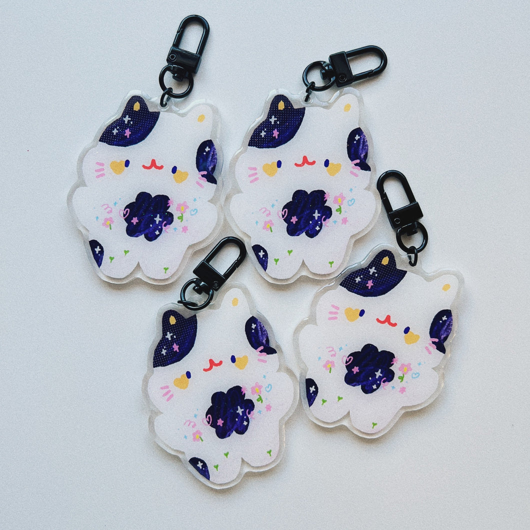 Cow Kitty Keychain