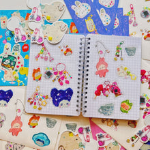 Load image into Gallery viewer, fun ceramic clear sticker sheet
