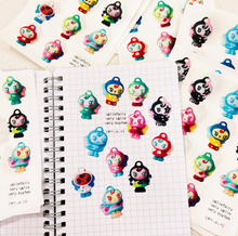 Load image into Gallery viewer, 3D UF Clear Sticker Sheet
