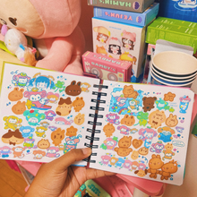 Load image into Gallery viewer, I <3 Cookie Clear Sticker Sheet

