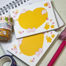 Load image into Gallery viewer, Heart BUnny Memo pad
