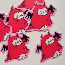 Load image into Gallery viewer, Spookie Devil Bun Sticker
