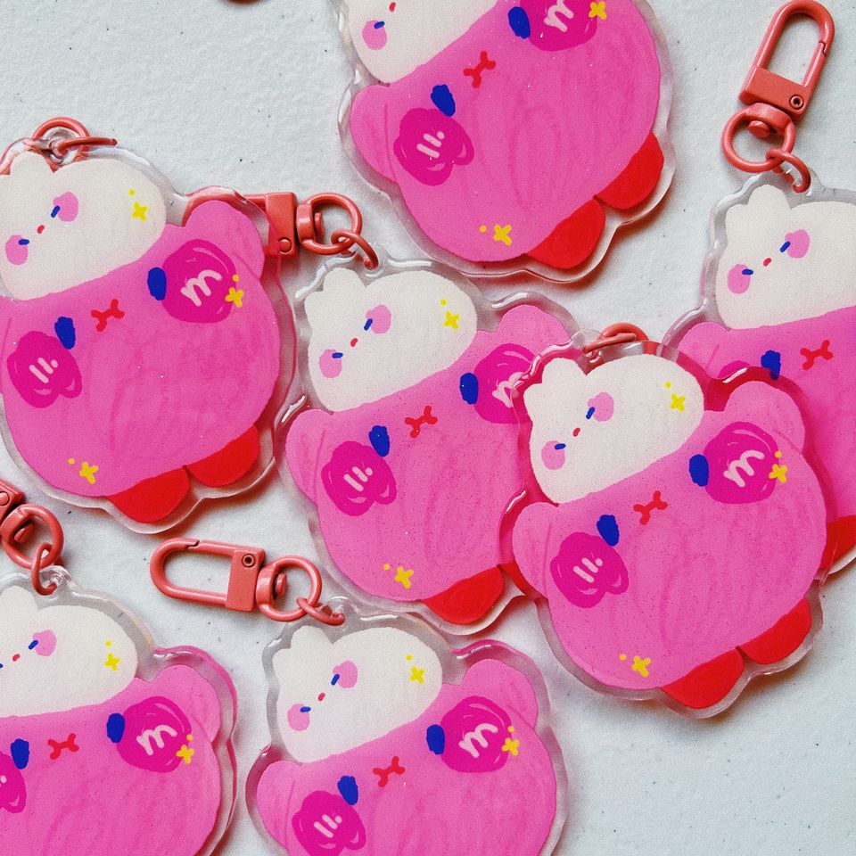 K8rby Bun Keychain